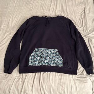 Large Serengetee sweatshirt, navy